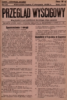 Przegląd Wyścigowy. R.35, 1948, nr 25