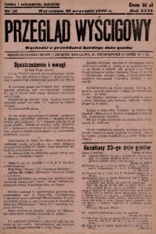 Przegląd Wyścigowy. R.35, 1948, nr 31