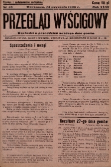 Przegląd Wyścigowy. R.35, 1948, nr 35