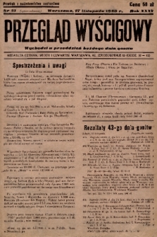 Przegląd Wyścigowy. R.35, 1948, nr 51