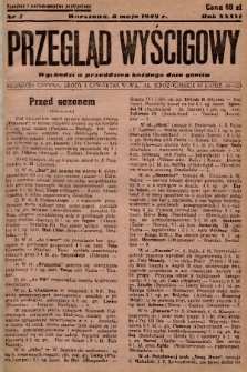 Przegląd Wyścigowy. R.36, 1949, nr 2