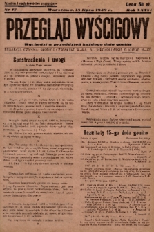 Przegląd Wyścigowy. R.36, 1949, nr 17