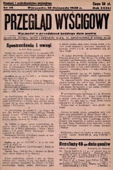 Przegląd Wyścigowy. R.36, 1949, nr 50