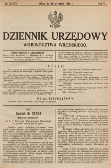 Dziennik Urzędowy Województwa Wileńskiego. 1926, nr 10