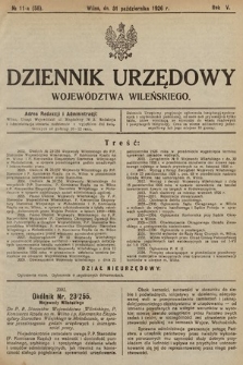 Dziennik Urzędowy Województwa Wileńskiego. 1926, nr 11a