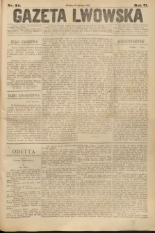 Gazeta Lwowska. 1881, nr 34