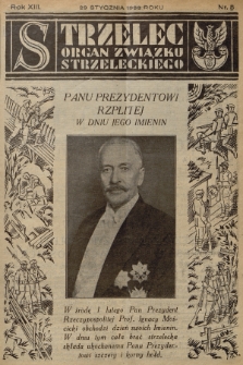 Strzelec : organ Związku Strzeleckiego. R.13, 1933, nr 5