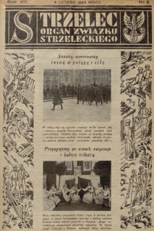Strzelec : organ Związku Strzeleckiego. R.13, 1933, nr 6