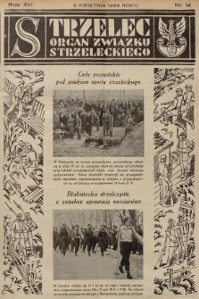 Strzelec : organ Związku Strzeleckiego. R.13, 1933, nr 14