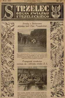 Strzelec : organ Związku Strzeleckiego. R.13, 1933, nr 27