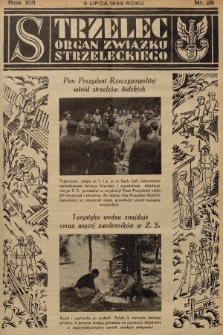 Strzelec : organ Związku Strzeleckiego. R.13, 1933, nr 28