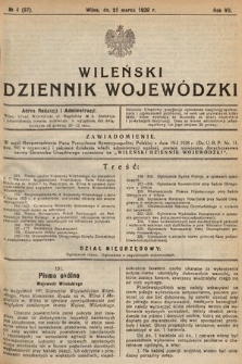 Wileński Dziennik Wojewódzki. 1928, nr 4