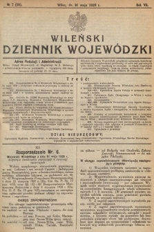 Wileński Dziennik Wojewódzki. 1928, nr 7