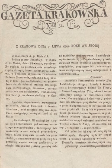 Gazeta Krakowska. 1819, nr 54