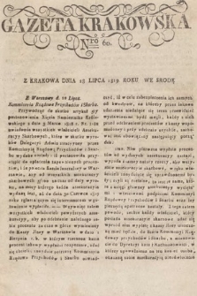 Gazeta Krakowska. 1819, nr 60