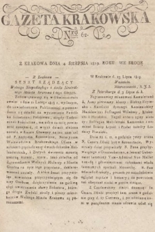 Gazeta Krakowska. 1819, nr 62