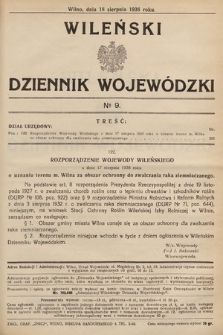Wileński Dziennik Wojewódzki. 1938, nr 9