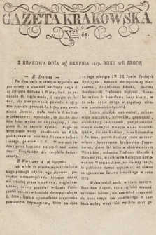 Gazeta Krakowska. 1819, nr 68