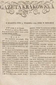 Gazeta Krakowska. 1819, nr 71