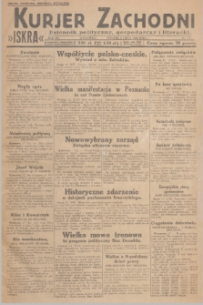 Kurjer Zachodni Iskra : dziennik polityczny, gospodarczy i literacki. R.20, 1929, nr 177