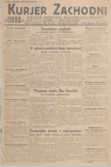 Kurjer Zachodni Iskra : dziennik polityczny, gospodarczy i literacki. R.20, 1929, nr 178