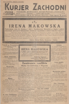 Kurjer Zachodni Iskra : dziennik polityczny, gospodarczy i literacki. R.20, 1929, nr 180