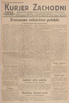 Kurjer Zachodni Iskra : dziennik polityczny, gospodarczy i literacki. R.20, 1929, nr 186