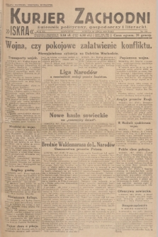 Kurjer Zachodni Iskra : dziennik polityczny, gospodarczy i literacki. R.20, 1929, nr 194