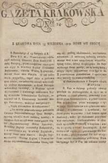 Gazeta Krakowska. 1819, nr 74