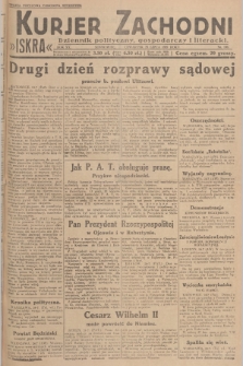 Kurjer Zachodni Iskra : dziennik polityczny, gospodarczy i literacki. R.20, 1929, nr 198