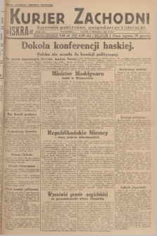 Kurjer Zachodni Iskra : dziennik polityczny, gospodarczy i literacki. R.20, 1929, nr 211