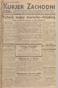 Kurjer Zachodni Iskra : dziennik polityczny, gospodarczy i literacki. R.20, 1929, nr 218