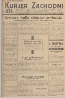 Kurjer Zachodni Iskra : dziennik polityczny, gospodarczy i literacki. R.20, 1929, nr 219