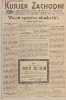 Kurjer Zachodni Iskra : dziennik polityczny, gospodarczy i literacki. R.20, 1929, nr 237
