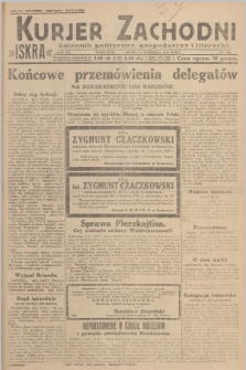 Kurjer Zachodni Iskra : dziennik polityczny, gospodarczy i literacki. R.20, 1929, nr 238