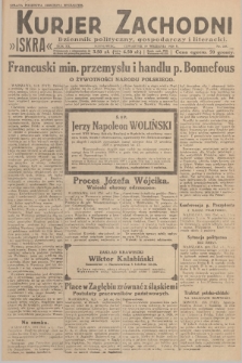 Kurjer Zachodni Iskra : dziennik polityczny, gospodarczy i literacki. R.20, 1929, nr 245