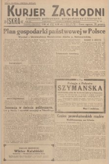 Kurjer Zachodni Iskra : dziennik polityczny, gospodarczy i literacki. R.20, 1929, nr 247