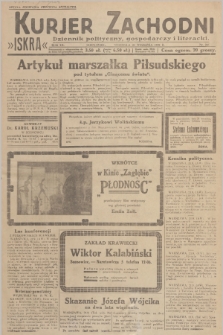 Kurjer Zachodni Iskra : dziennik polityczny, gospodarczy i literacki. R.20, 1929, nr 248