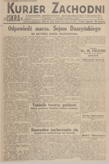Kurjer Zachodni Iskra : dziennik polityczny, gospodarczy i literacki. R.20, 1929, nr 249