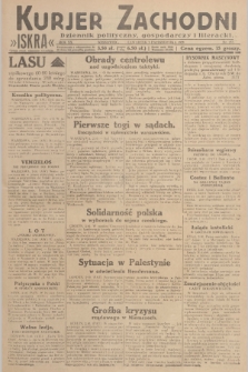 Kurjer Zachodni Iskra : dziennik polityczny, gospodarczy i literacki. R.20, 1929, nr 257