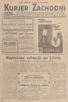 Kurjer Zachodni Iskra : dziennik polityczny, gospodarczy i literacki. R.20, 1929, nr 260