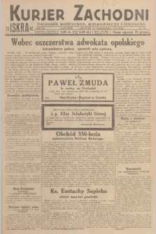 Kurjer Zachodni Iskra : dziennik polityczny, gospodarczy i literacki. R.20, 1929, nr 263