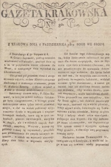 Gazeta Krakowska. 1819, nr 80