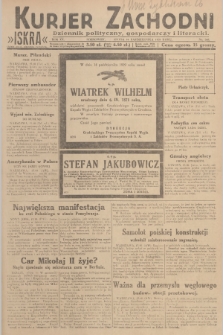 Kurjer Zachodni Iskra : dziennik polityczny, gospodarczy i literacki. R.20, 1929, nr 268
