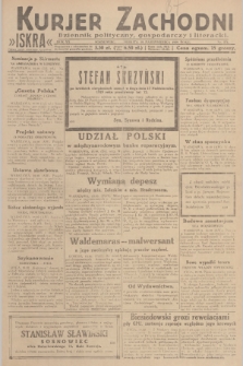 Kurjer Zachodni Iskra : dziennik polityczny, gospodarczy i literacki. R.20, 1929, nr 271