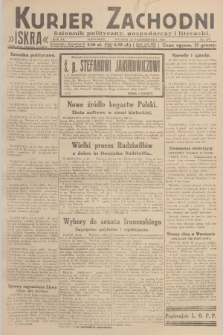 Kurjer Zachodni Iskra : dziennik polityczny, gospodarczy i literacki. R.20, 1929, nr 273
