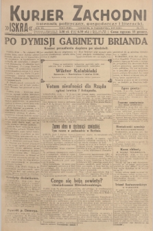 Kurjer Zachodni Iskra : dziennik polityczny, gospodarczy i literacki. R.20, 1929, nr 275