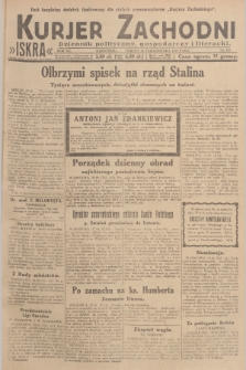 Kurjer Zachodni Iskra : dziennik polityczny, gospodarczy i literacki. R.20, 1929, nr 277