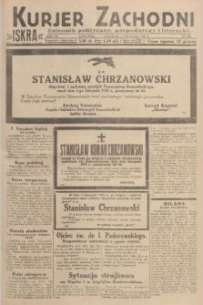 Kurjer Zachodni Iskra : dziennik polityczny, gospodarczy i literacki. R.20, 1929, nr 286