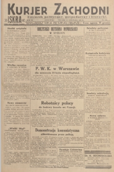 Kurjer Zachodni Iskra : dziennik polityczny, gospodarczy i literacki. R.20, 1929, nr 290